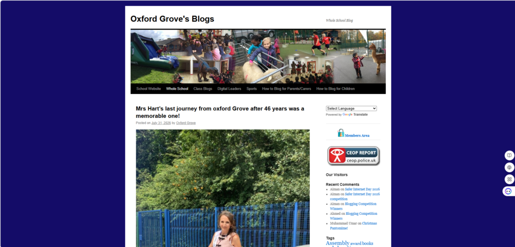 Oxford Grove blog